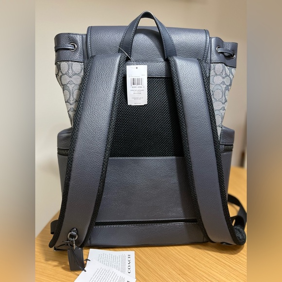 Coach Sprint Backpack In Signature Jacquard - Picture 8 of 10
